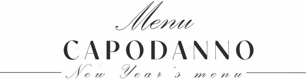 Menu capodanno 2025